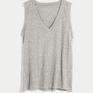 Madewell Whisper Cotton V-Neck Tank
